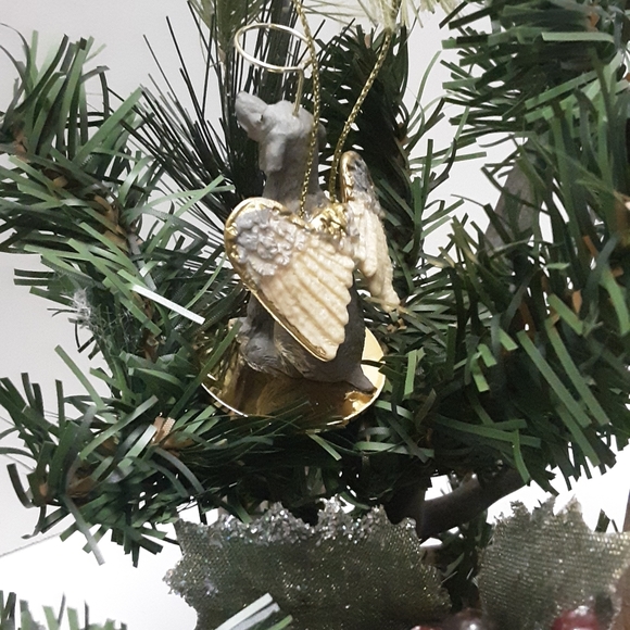 GREY WEIMARANER FIGURINE ORNAMENT - Picture 2 of 3